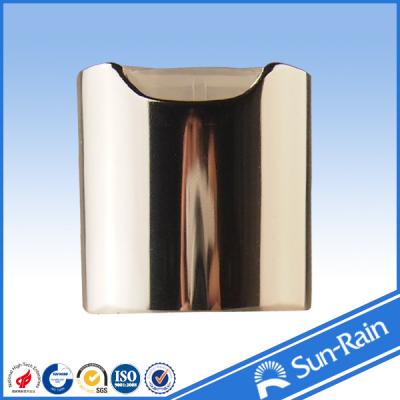 China Casquillo plástico estándar de encargo de plata brillante del disco con la cáscara del metal en venta