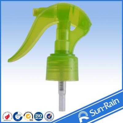 China Green yellow Water Mini Trigger Sprayer , manual water bottle sprayer for sale