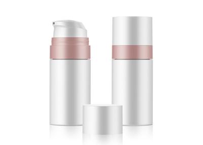 China Custom white Double Wall 30g Cosmetic Airless Makeup Pump Bottle for sale