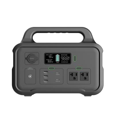 China 600W Rechargeable Portable Power Station Mppt Portable Power Source With Ac Outlet for sale