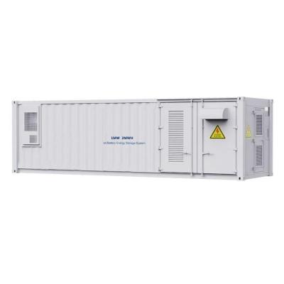 China 40ft Containerized Battery Energy Storage System 1MW 2MWH LiFePo4 Battery for sale