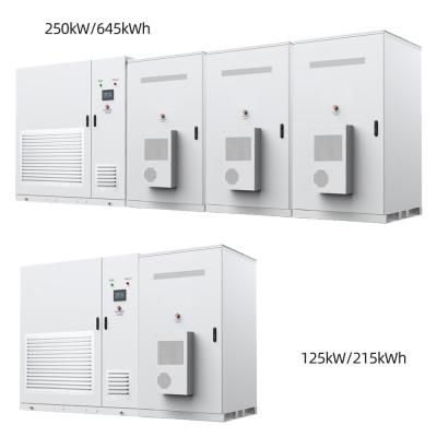 China 250kW 645kWh High Power Density Energy Storage Cabinet IP54 Protection Grade en venta