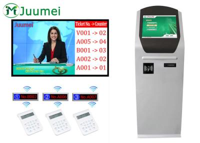 China Bank Queue Management System Queue System Ticket Dispenser Multi Counters en venta