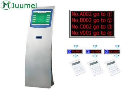 China Multiple Multifunction Queue Ticket System Machine Juumei Wireless for sale