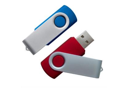 China Swivel Gift USB Flash Drive 2GB 4GB 8GB Logo Custom Printing Plastic Case Gift OTG en venta
