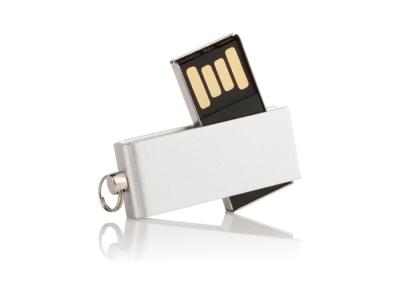 China Mini Custom Gift USB Flash Drive Customized Logo Swivel USB Drive 25g en venta