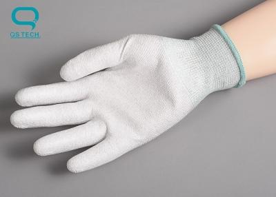China Antistatic Strip ESD Gloves Top Fit Cleanroom Polyester Gloves for sale