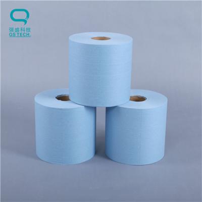 China SMT Stencil Wiper Roll Customized Paper Length 45% Wood Pulp 55% Polyester for sale