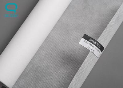 China Nonwoven Fabric White Stencil Wiper Roll Plastic Inner Core Material for sale