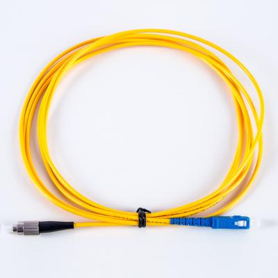 China OM3 10G FTTH Fiber Optic Cable Multimode Duplex FC To SC for sale