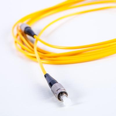 China SM Yellow 0.2dB FTTH Fiber Optic Cable Low Insertion Loss for sale