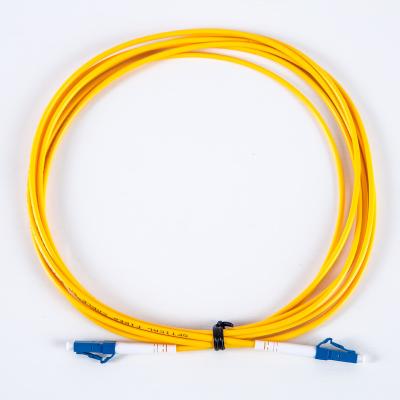 China LC To LC 5m Fiber Optic Patch Cord Cable Single Mode Simplex for sale