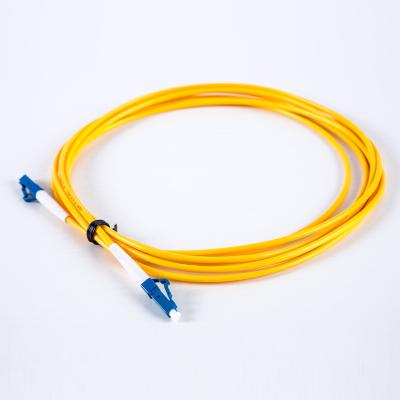 China 3 Meters 3.0mm FTTH Fiber Optic Cable LC LC Patch Cord for sale