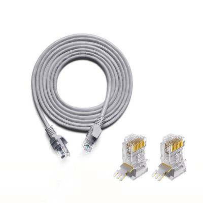 Chine 8 le câble Ethernet Mylar du noyau 2m Cat5e UTP s'est en spirale enveloppé à vendre