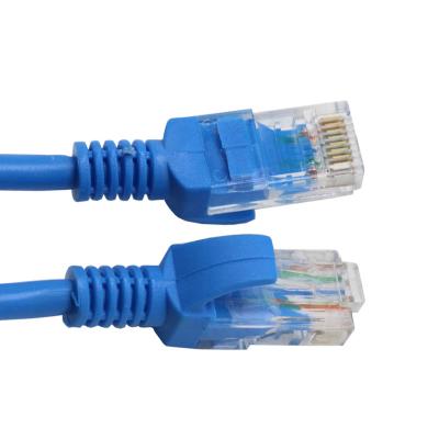China OEM Network Cat5e Patch Cord 24AWG 0.5mm CCA Ethernet UTP 4pr Lan Cable for sale