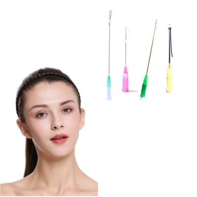 China Absorbable 3D Cog Pdo Eye Thread Lift Threading To Lift Face L Blunt for sale
