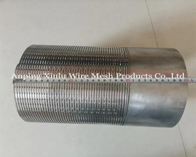 China 8-5/8 No Magnetic SS205 Johnson Wedge Wire Screen Pipe 20ft long Pickling for Water Treatment and Oil & Gas Industry for sale