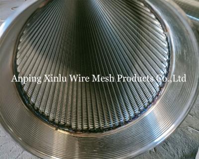 China High Temperature Stainless Steel304 Profile Wire Screen Pipe with External Circumferential Inverted Wire and Axial Inter for sale
