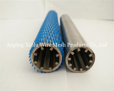 China V-Shape Wedge Wire Free-Flow Well Screen Pipe for Waterwell and Environmental Applications for sale