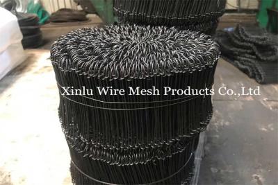 Chine 2500 pièces de câble à cravate recuit noir bâtiment en PVC revêtu 18GA 5000 pièces 550mpa câble à cravate en cuivre à vendre