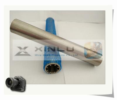 China De V-vormdraad verpakte de Schermen Gelaste Ingelaste Pijp 50 Micron 33mm van 316L SS Diameter Te koop