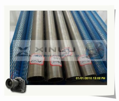 China 304 316L-Roestvrij staal om de Buis Ingelaste V-Filter van het Draadscherm Te koop