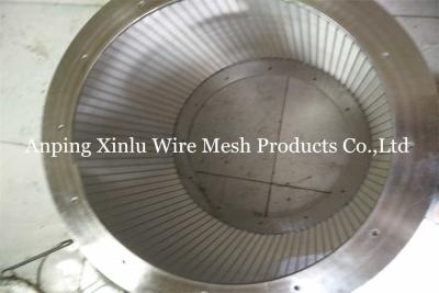 Cina Johnson Rotary Sand Screen Cylindrical setaccia Vee Wire Screens scanalatura di 2mm - di 0,2 in vendita