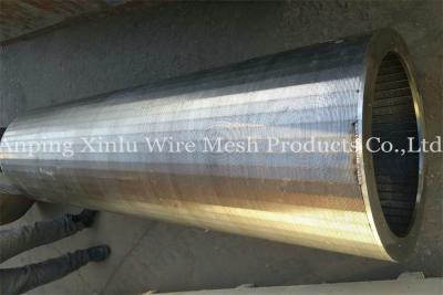 Cina Johnson Rotary Sand Screen Cylindrical setaccia Vee Wire Screens scanalatura di 2mm - di 0,2 in vendita