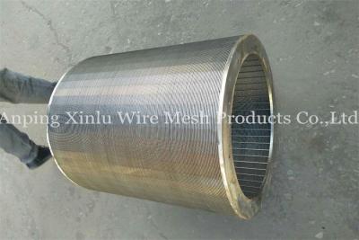 Cina Johnson Rotary Sand Screen Cylindrical setaccia Vee Wire Screens scanalatura di 2mm - di 0,2 in vendita