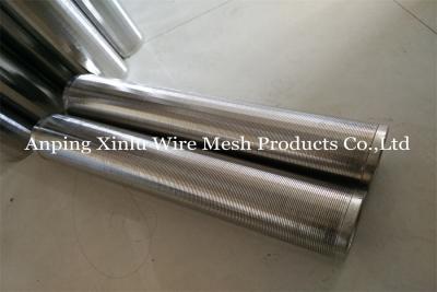 Chine Élément filtrant variable de Johnson Screen Tube For Replace de fil de cale de SS304 316L à vendre