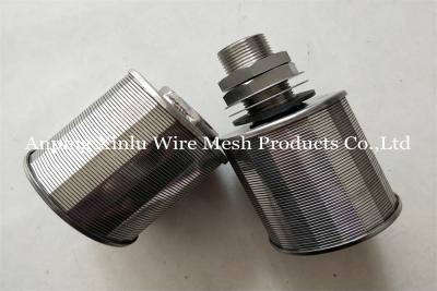 China Bocal contínuo Hastelloy 0.25mm da tela de água do fio 53mm do perfil do entalhe à venda