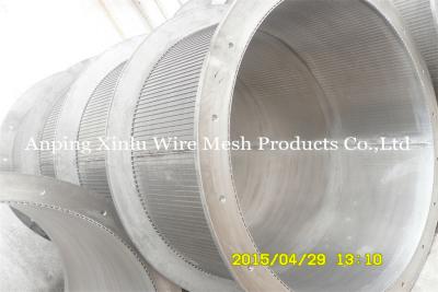 Chine Inner Diameter 1250mm Wire Mesh Drum Full Welded For Waste Water à vendre