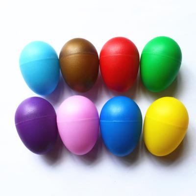 China Maracas Egg Shaker Promotional Sand Hammer Plastic Musical Toy Instrument for sale