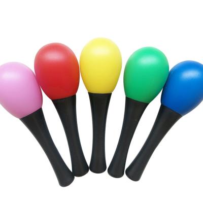 China Sand Hammer Plastic Maracas Musical Toy Early Education for sale