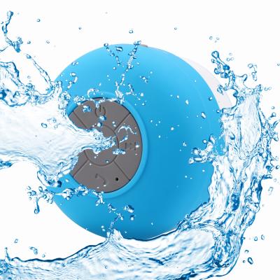 China Waterproof Shower Speaker Plastic Wireless Speaker With Suction Cup for sale
