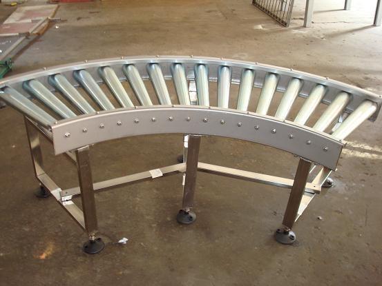 Quality                  Curved Conveyor High Strength Powerful Belt Curved Modular Conveyor for Logistics              for sale