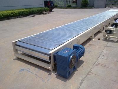 China Metal Stainless Steel Belt Conveyor Steel Roller Belt Conveyor for sale