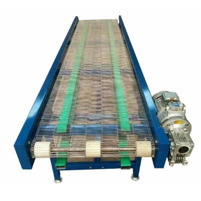 China Compound Stainless Steel Belt Conveyor Lightweight Balanced Weave Conveyor for sale