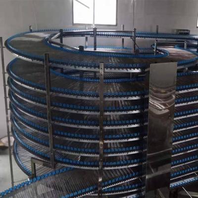 China                  Spiral Cooling Conveyor Tower Spiral Freezer and Chiller for Food Hot Sale Bakery              for sale