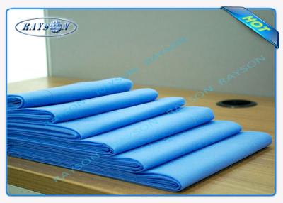 中国 空気透磁率の青い色の静かに使い捨て可能な医学の羽毛布団カバー 販売のため