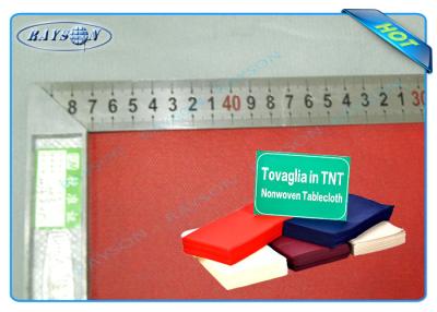 China PP Non Woven Disposable Table Cloth Spunbond Polypropylene Non Woven Table Cover for sale