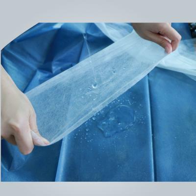 China Hydrophilic PP Spunbond Non Woven Polypropylene Fabric Roll In Medical Bed Sheet , Good Strength for sale