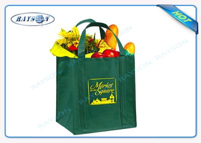 China 90Gsm 100Gsm Non Woven Fabric Bags With Reinforced Handles for sale