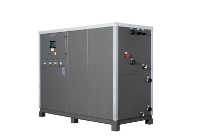 China 40tr Water Cooled Portable Chiller Hermetic Scroll for sale