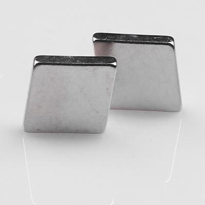 China High Strength N52 Neodymium Permanent Magnets Block Silver Color for sale