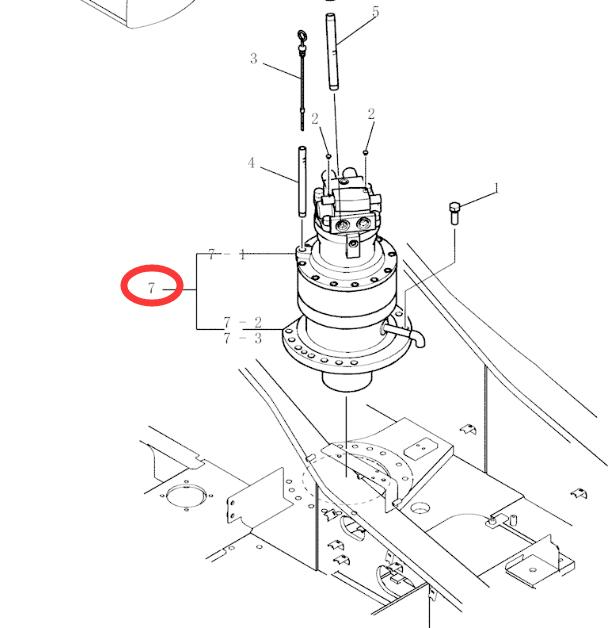 YN15V00036F1 YN15V00035F1 Swing Drive Device For Kobelco SK200 8 SK210LC-8