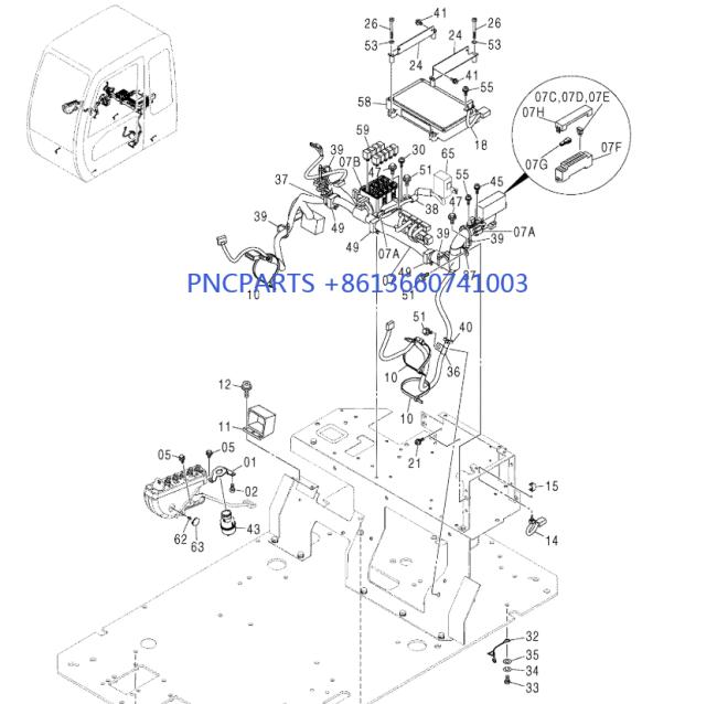 ZX225US ZX330 3G Engine Control Units 9226748 Hitachi Excavator Parts
