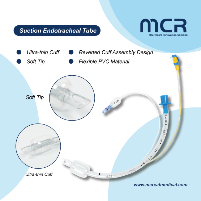 Ultra-Thin Wall Suction ET Tube product illustration