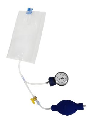 China Medical Grade Easy Inflation Pressure Infusor Bag with Pressure Gage 500ML for sale