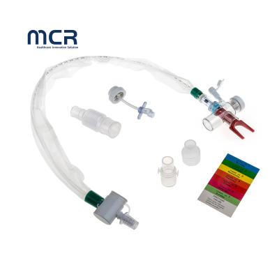 China Closed Suction Catheter System (T-Piece)  Auto Flushing  72H with Soft Blue Tip for sale